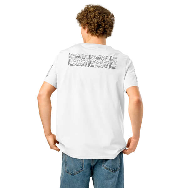 Protege dollar the strip Unisex organic ribbed neck t-shirt - Image 3